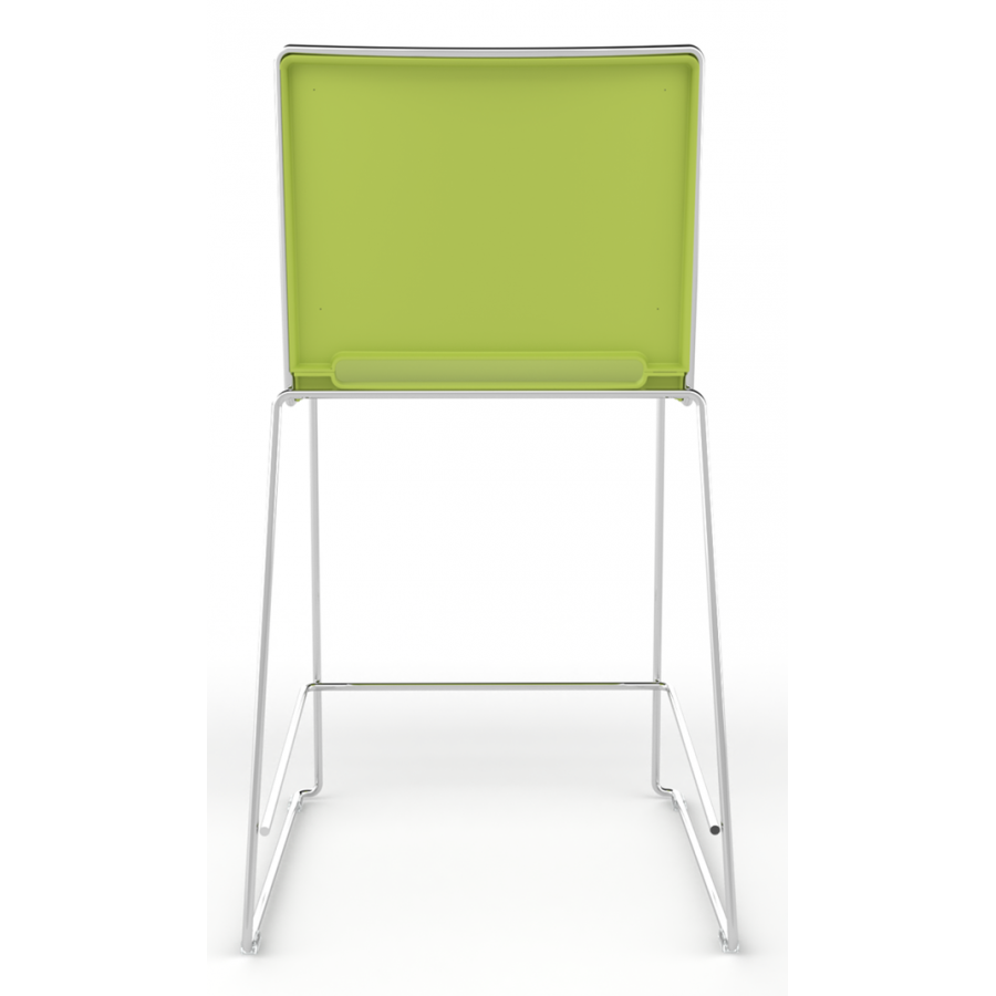 Tango Plastic Seat And Back Stacking High Stool