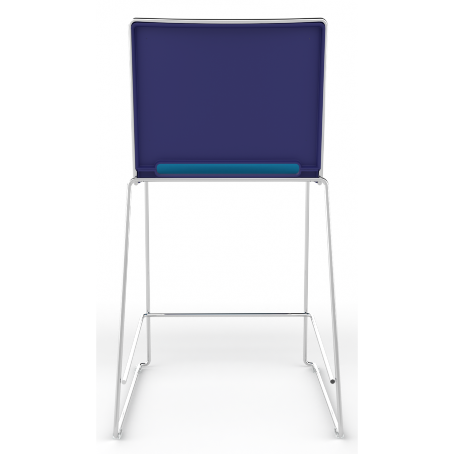 Tango Upholstered Seat and Back Stacking High Stool