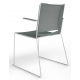 Tango Plastic Seat And Mesh Back Stacking Chair