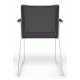 Tango Upholstered Seat And Mesh Back Stacking Chair