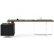 Plana Executive Desk with Modesty Panel and Fixed Pedestal 