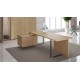 Plana Executive Desk with Modesty Panel and Fixed Pedestal 