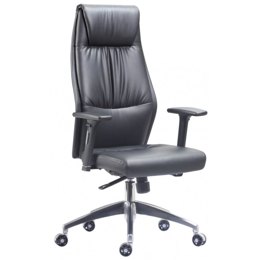 Boston Executive High Back Leather, Leather Office Chair High Back