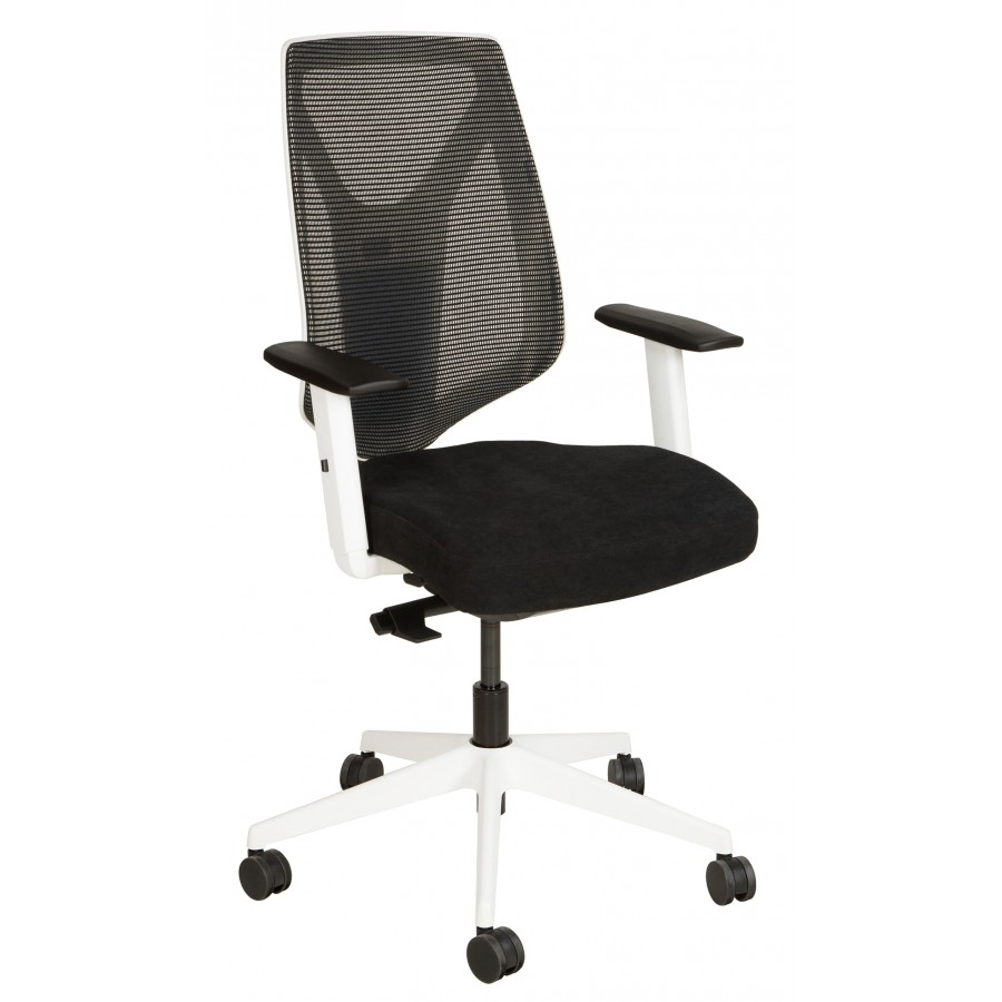 Encore Bespoke Ergonomic Task Chair With White Frame