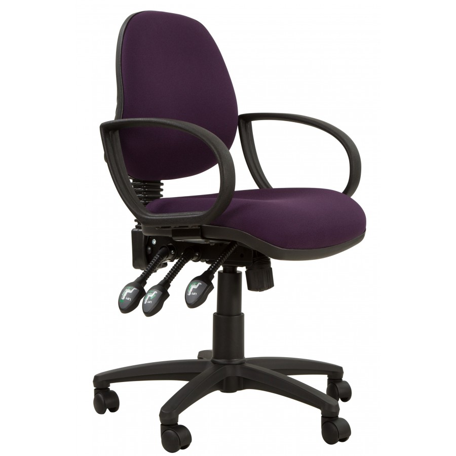 Stewart Bespoke Medium Back Fabric Operator Chair