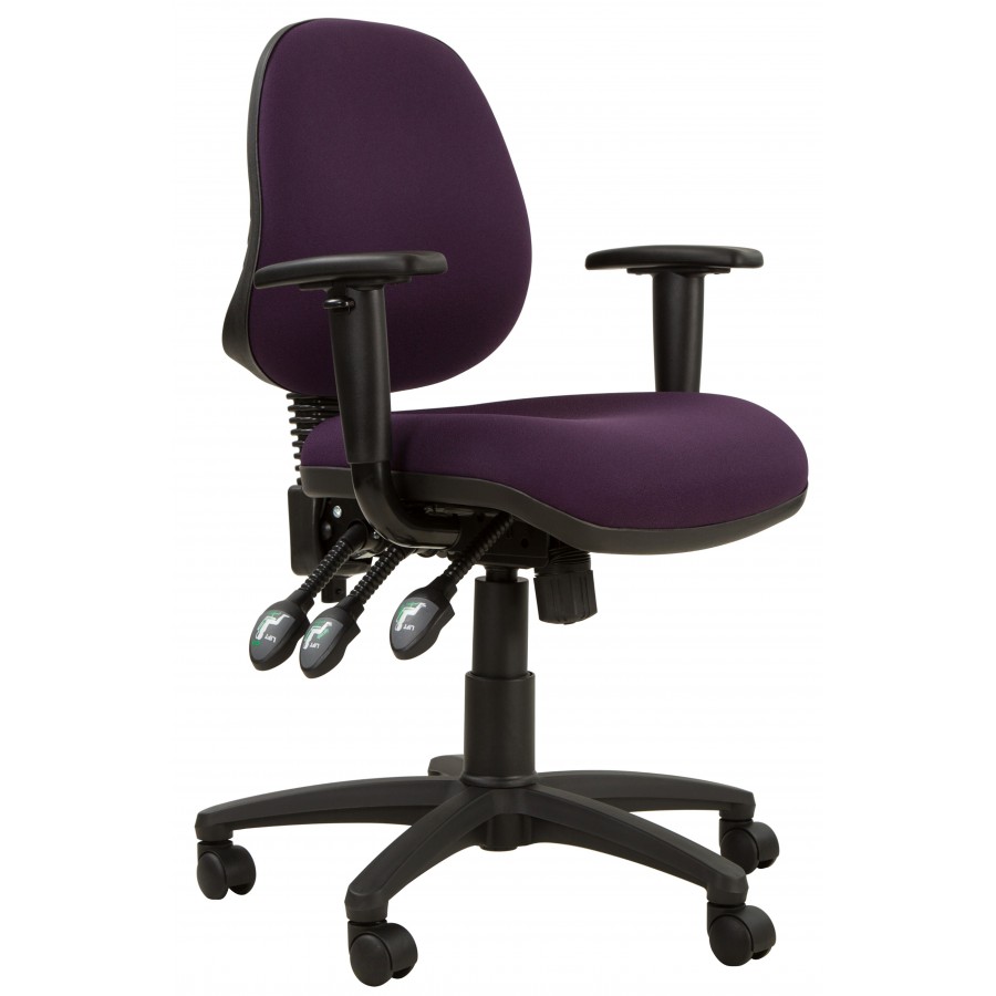 Stewart Bespoke Medium Back Fabric Operator Chair