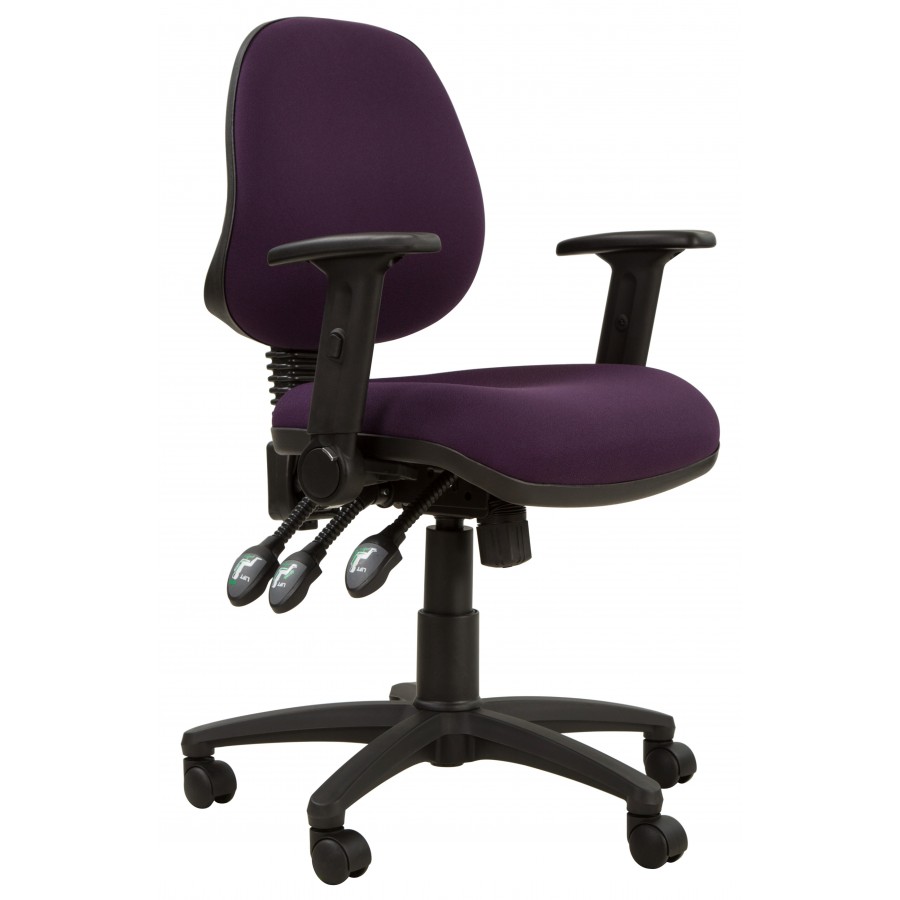 Stewart Bespoke Medium Back Fabric Operator Chair