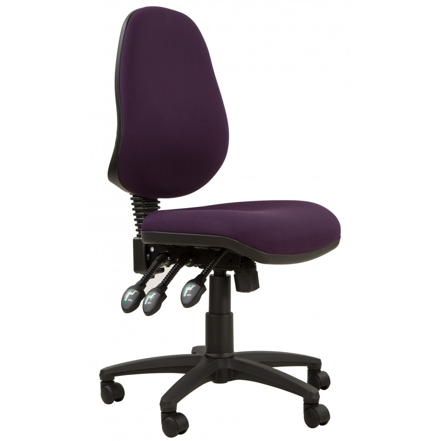 Stewart Bespoke High Back Fabric Operator Chair