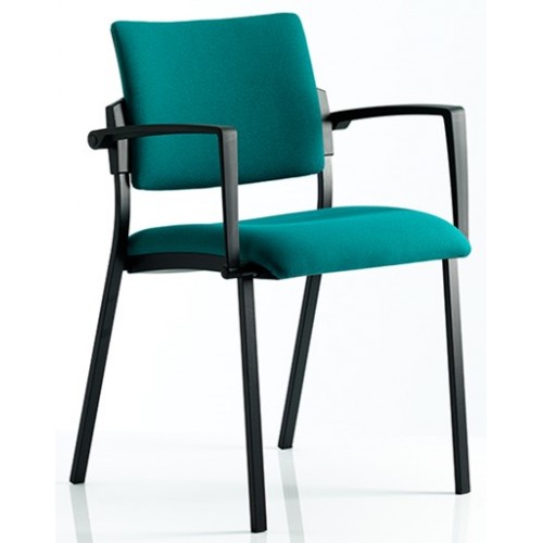 Viscount Bespoke Fabric Stacking Visitor Chair