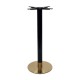 Cava Black And Gold Round Table Base