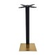 Cava Black And Gold Square Table Base