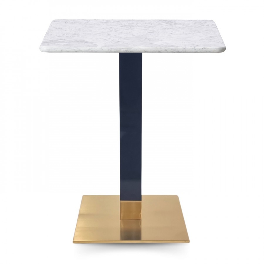 Cava Black And Gold Square Table Base