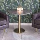 Cava Round Champagne Gold Base