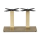 Cava Twin Champagne Gold Base
