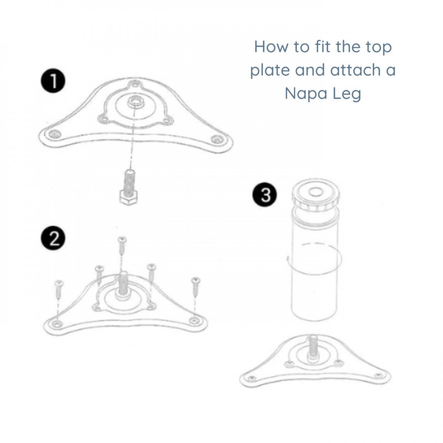 Napa Dining Height Legs
