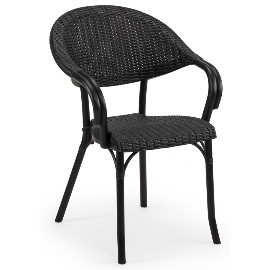 Paris All Weather Outdoors Restaurant Cafe Armchair
