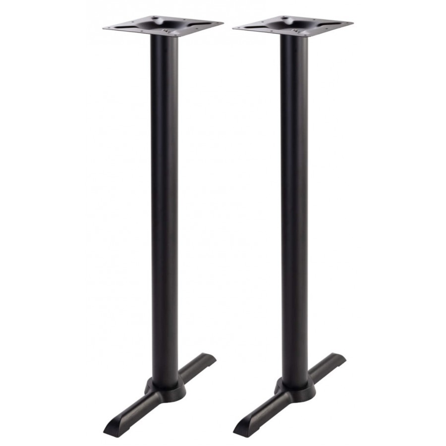 Phoenix Black Cruciform Twin Table Base