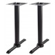 Phoenix Black Cruciform Twin Table Base