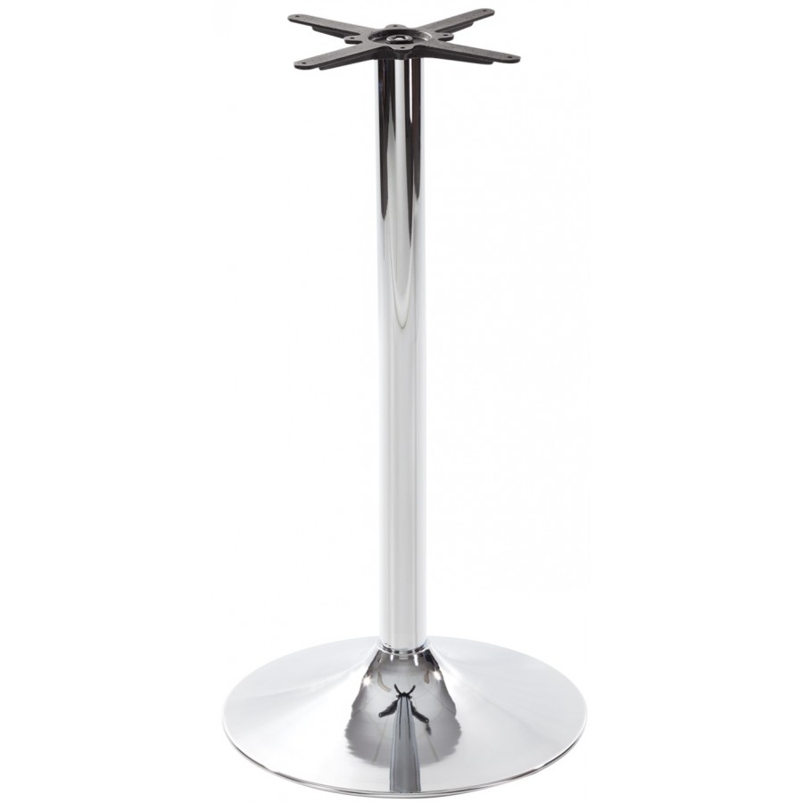 Ramiro Large Round Chrome Poseur Table Base