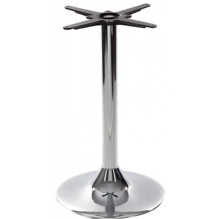 Ramiro Medium Round Chrome Dining Table Base