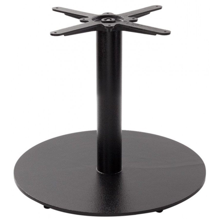 Forza Black Cast Iron Round Large Table Base