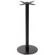 Forza Black Cast Iron Round Medium Table Base