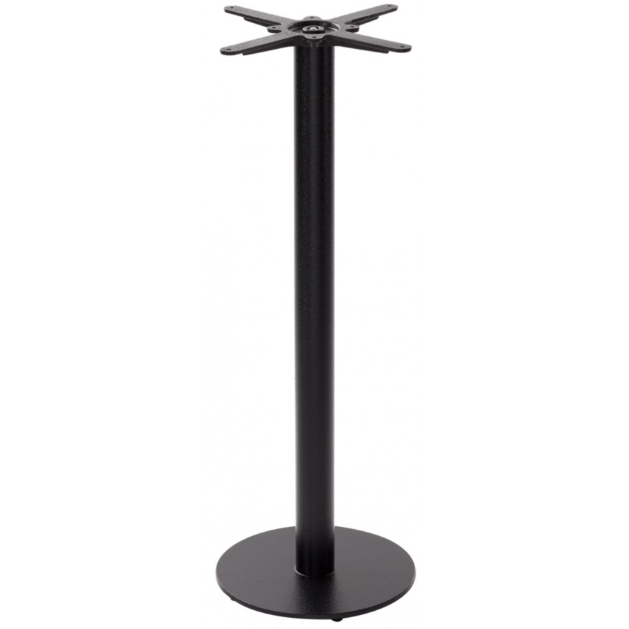 Forza Black Cast Iron Round Small Table Base