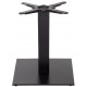 Forza Black Cast Iron Square Medium Table Base