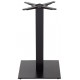 Forza Black Cast Iron Square Medium Table Base