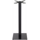 Forza Black Cast Iron Square Medium Table Base