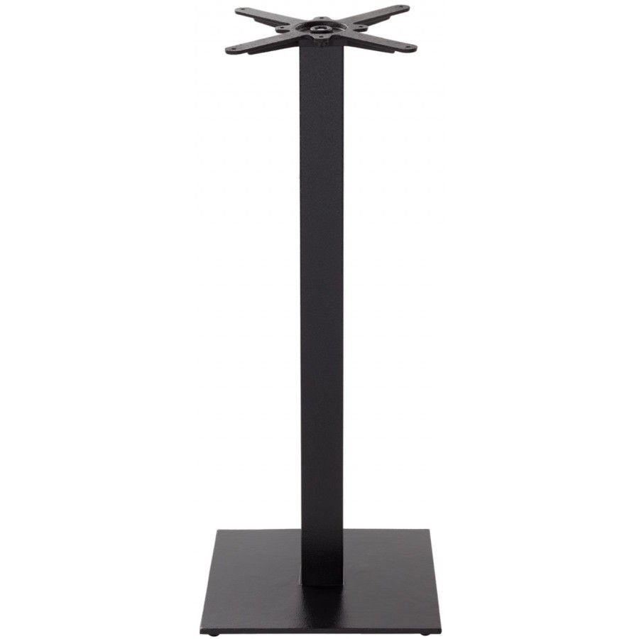 Forza Black Cast Iron Square Medium Table Base