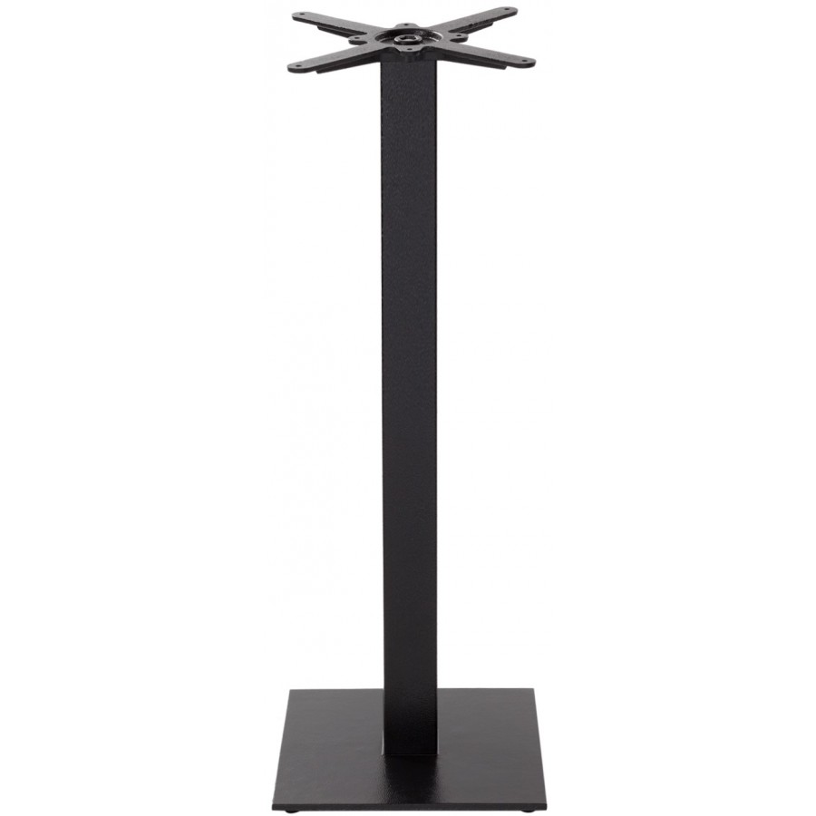 Forza Black Cast Iron Square Small Table Base