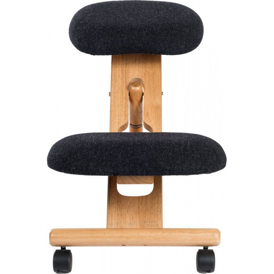 Posture Wooden Kneeling Chair Charcoal