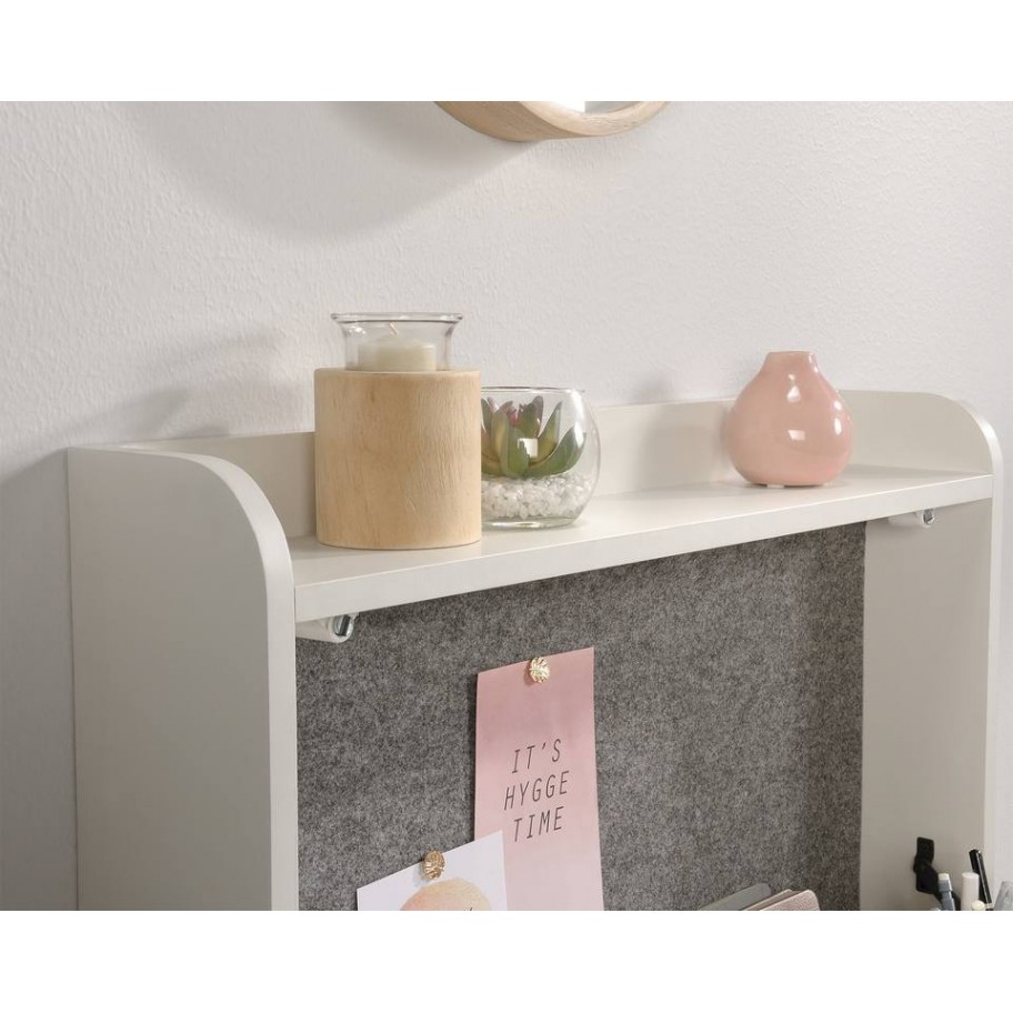 Avon Leather Handled Hanging Wall Desk