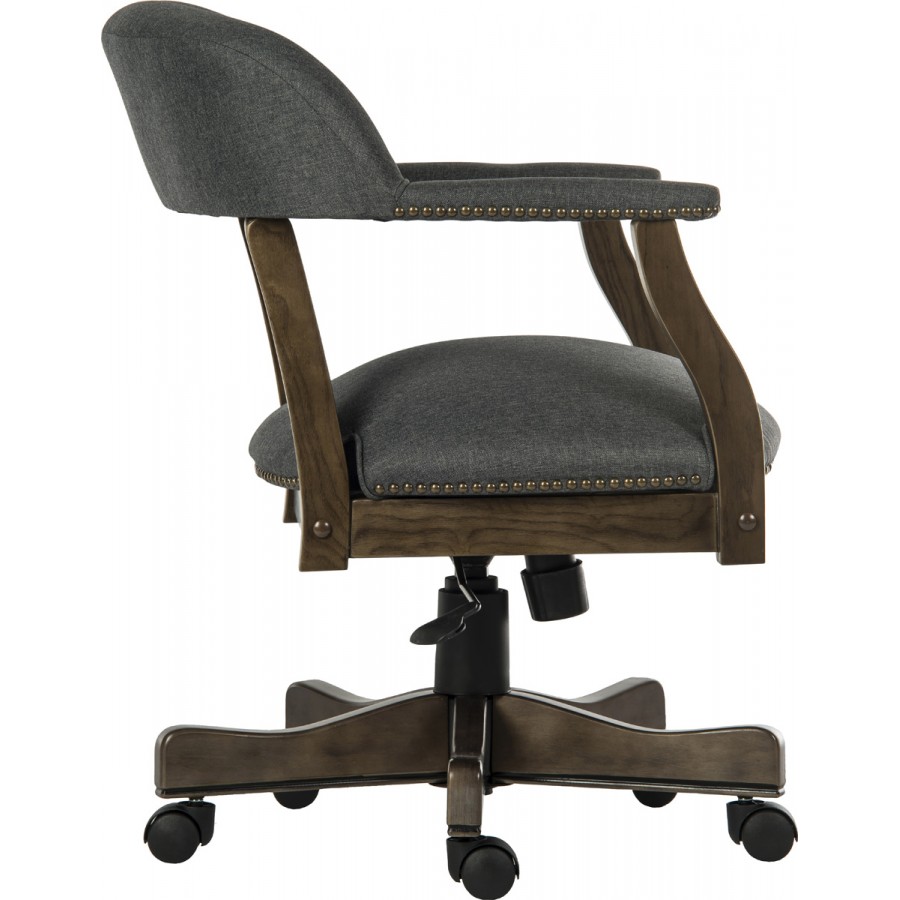 Captain Grey Fabric Executive Chair