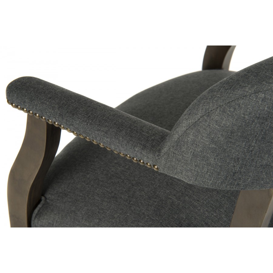 Captain Grey Fabric Executive Chair