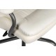 Goole White Leather Heavy Duty 27 Stone Office Chair