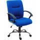 Milan Blue Fabric Executive Chair