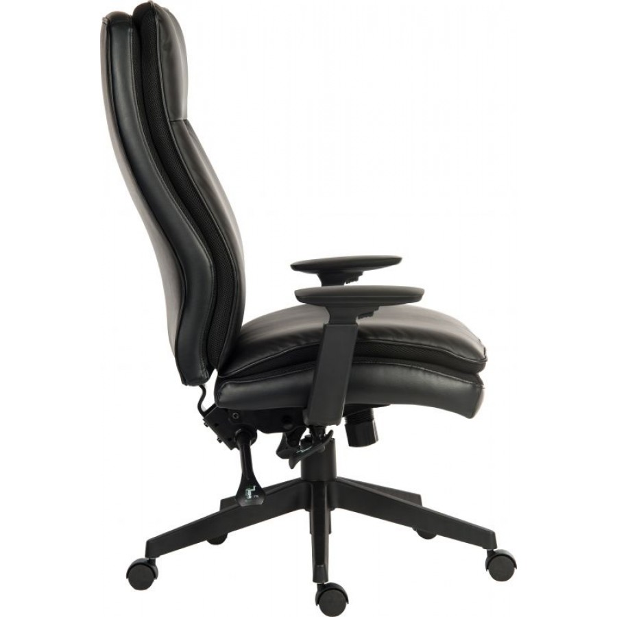 Plush Ergonomic Executive Leather Chair