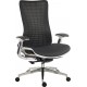 Quantum Executive White Frame Mesh Office Chair 