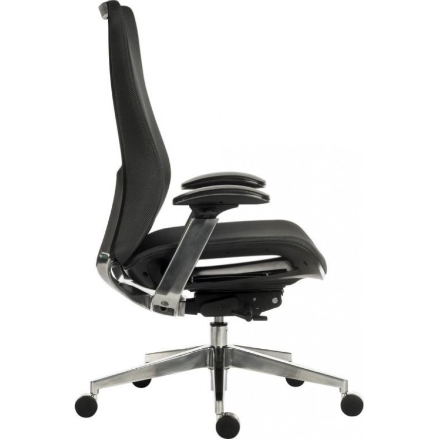 Quantum Executive Black Frame Mesh Office Chair 