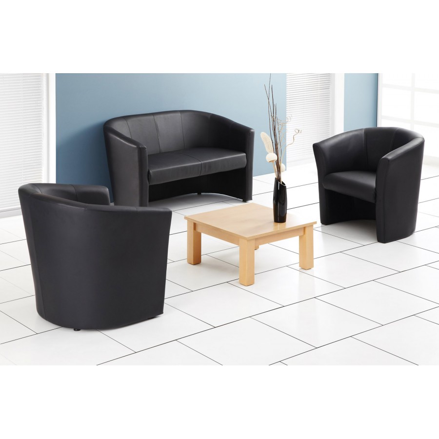 Encounter Leather Single Tub Chair