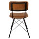 Duke Vintage Leather Side Chair