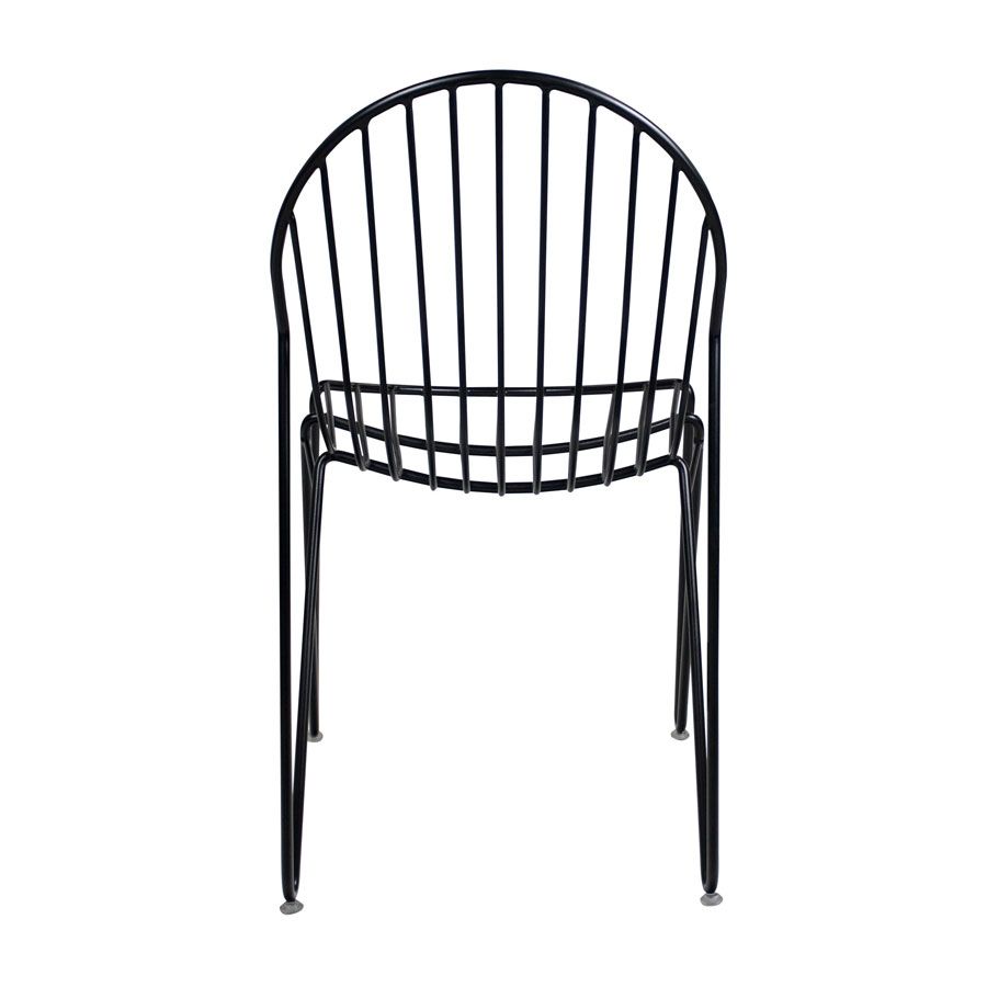 Alento Slotted Black Side Chair 