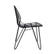 Alento Slotted Black Side Chair 