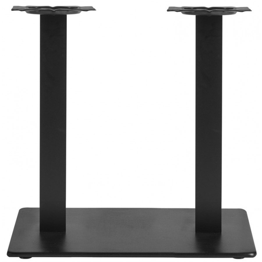 Pax Anzio Black Large Rectangle Base - Dining Height