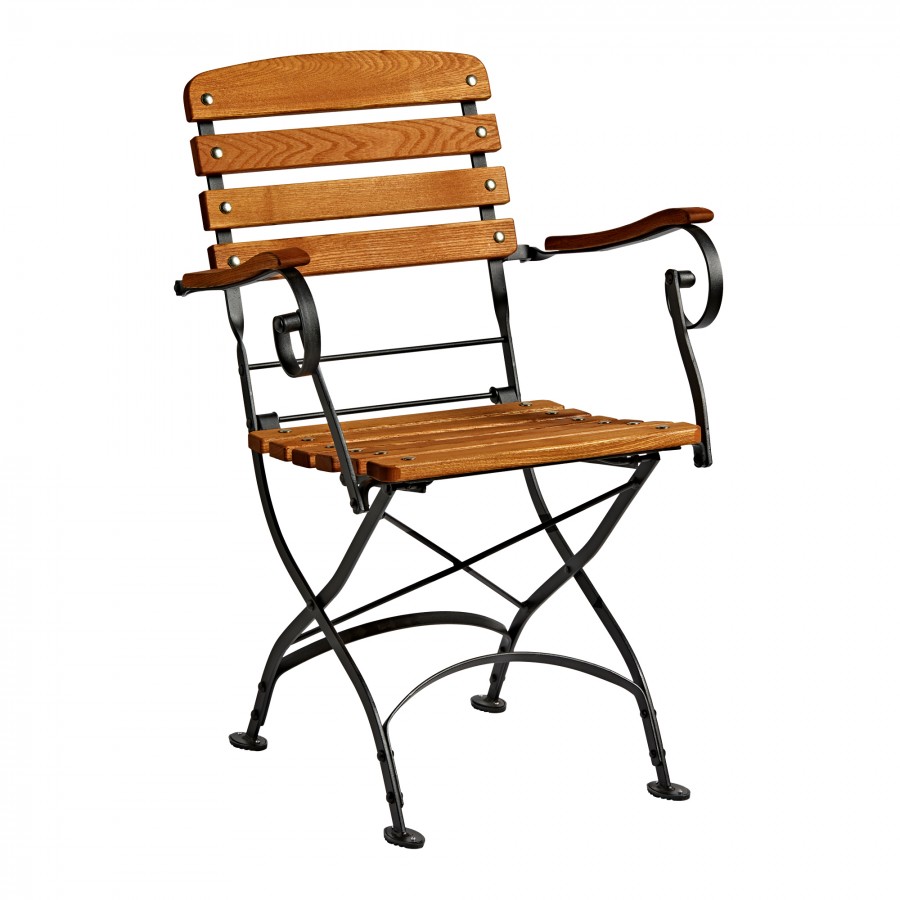 Arch Folding Outdoor Arm Chair