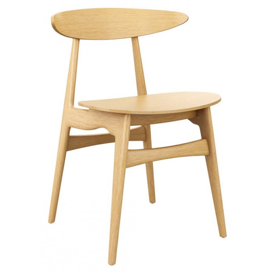 Carcher Natural Oak Side Chair