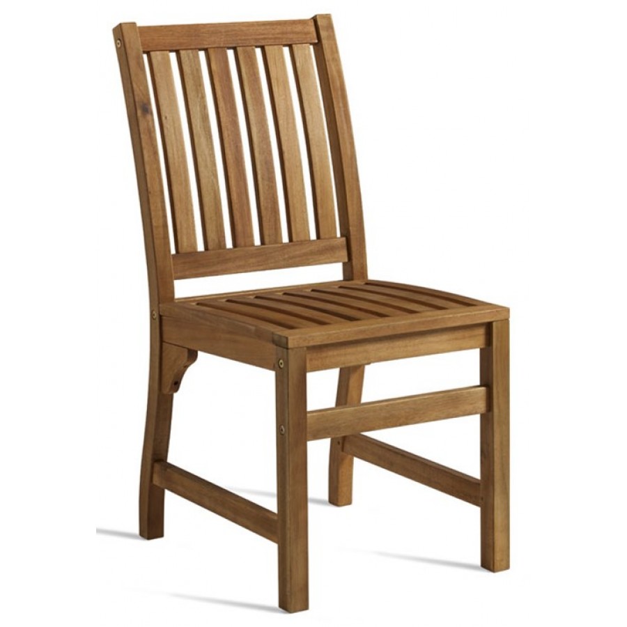 Hardy Acacia Wood Side Chair