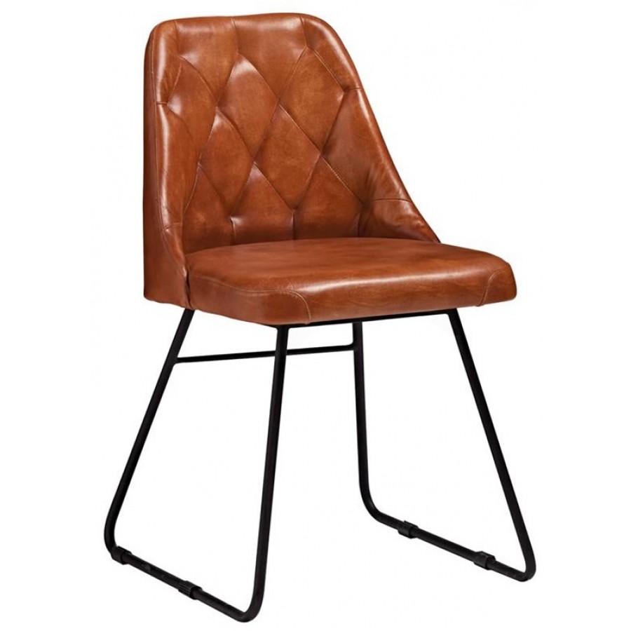 Harland Genuine Leather Side Chair